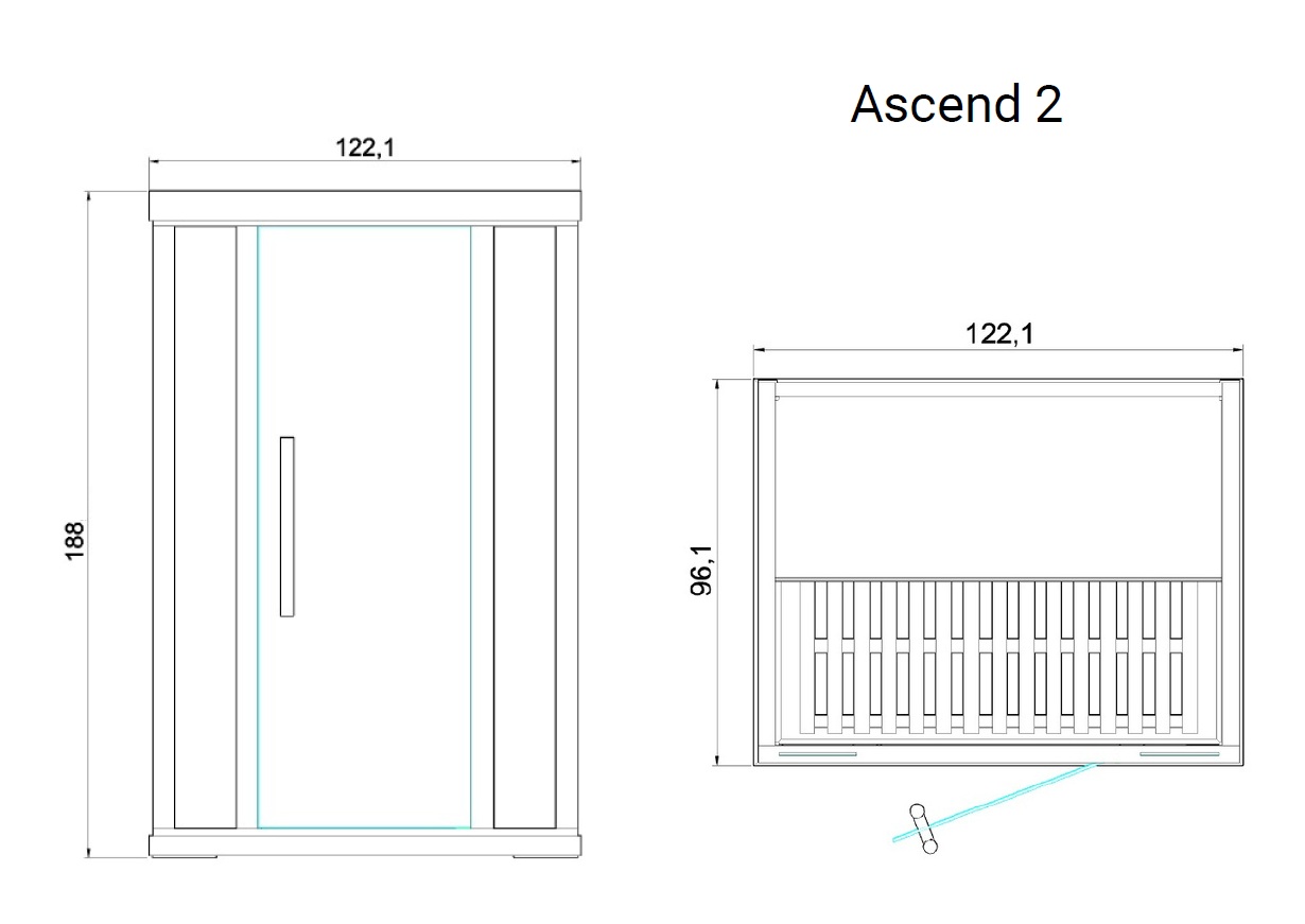 Ascend 2 Line Drawing