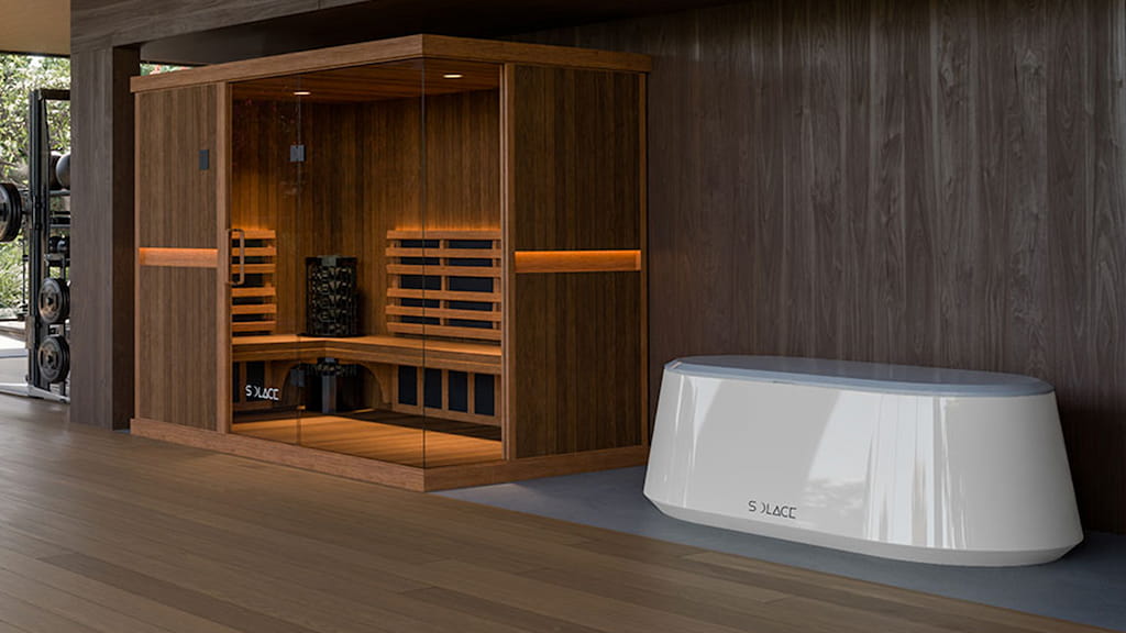 ice-bath-recovery-setup-australia.jpg Complete recovery setup featuring Solace ice bath and chiller in an Australian gym